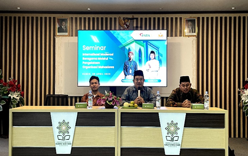 Tanamkan Nilai Toleransi, SEMA FATA Gelar Seminar Internalisasi Moderasi Beragama dalam Organisasi Mahasiswa