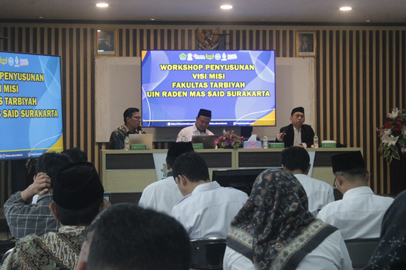 Fakultas Tarbiyah UIN Raden Mas Said Gelar Workshop Visi Misi, Fokus pada Sains dan Penguatan Nilai Lokal Raden Mas Said Surakarta